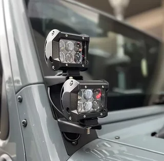 JK Double Row A-pillar Lights Bracket