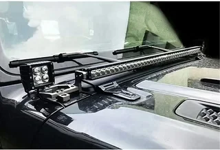 JL/JT 2-in-1 LED Light Bar Hood Mount Brackets (1 Pair)