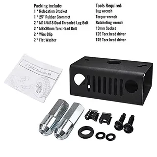 JL High 3rd Brake Light Bracket on Spare Tire