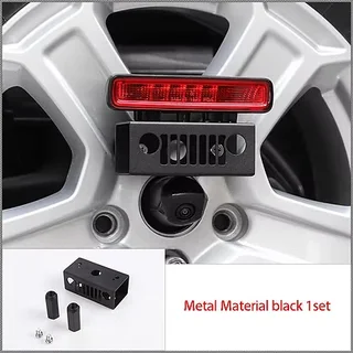 JL High 3rd Brake Light Bracket on Spare Tire