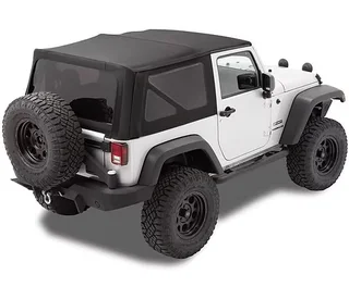 2-Door Soft Top - 2007-09 Wrangler JK (Rack not included)