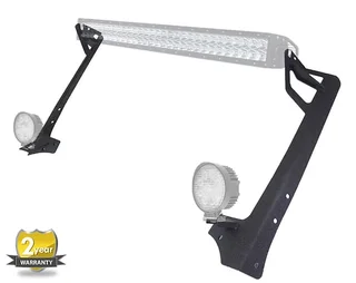 JK 50" Roof Bar Light Mount Bracket w/o A-Pillar Mount