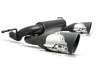 JL Black Skull Exhaust (Stainless Steel)