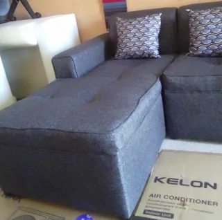 Brand new Charcoal Grey L-Shape Couch with 3scatter cushions and cupholder on Special &#64; R2499