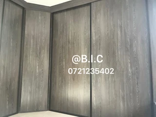 Built in cupboards