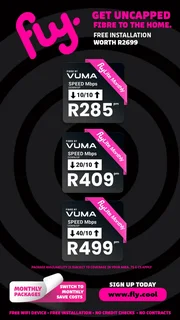 Fly.Cool Fibre Vumatel