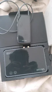 Oticon streamer pro,hearing aid set
