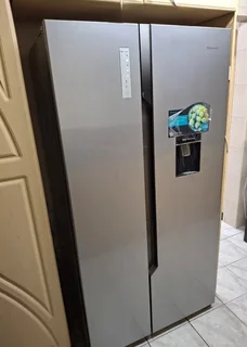 Hisense Metallic double door fridge