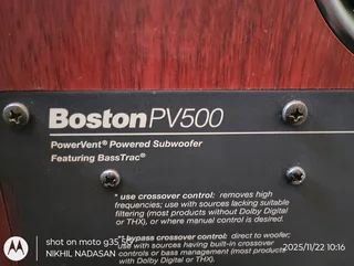 Boston Acoustics 5.1 Speaker Package