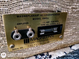 Magnepan Magneplanar SMGa Loudspeakers