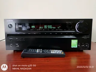 Onkyo TX-NR609 7.2-Channel AV Receiver (THX Certified) with remote and Bluetooth Receiver
