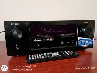 Denon AVR-X2200W 7.2 AV Receiver/ Amplifier – Dolby Atmos / DTS:X/ Bluetooth/ Wifi