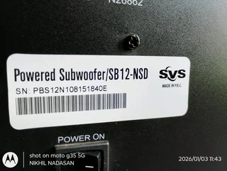 12 Inch SVS SB12-NSD Active Subwoofer