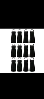 12 black aprons for sale R1200