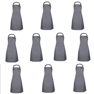 10 grey aprons for sale R900