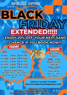 Epic Pool Services - Black Friday Specials