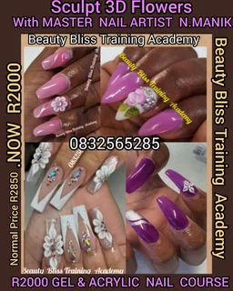 R2000 GEL AND ACRYLIC NAIL COURSE .FREE KIT.CERTIFICATE