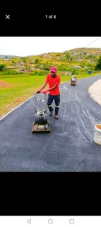 Smooth tar surfacing