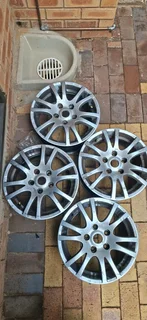 Set of 15 inch tsw rims