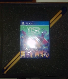 PS4 Drumming game and Sticks Limited edition