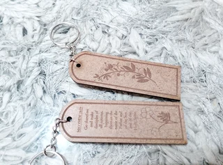 Wooden customized key chains