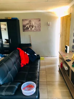 leather couch (black)