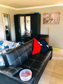 leather couch (black)