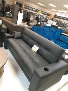 leather couch (black)