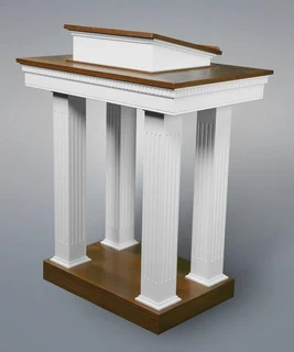 A Beautiful Little Pulpit With Four Pillars