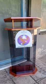 Custom Designed Wood And Acrylic Pulpits And Podiums