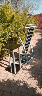 Curved Flat Steel Black And Silver Combo Pulpits And Podiums