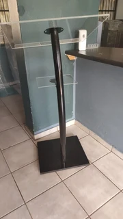 Black Single Pole Steel Pulpits And Podiums
