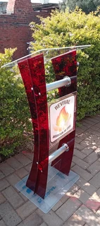 Red C-shape Pulpits And Podiums