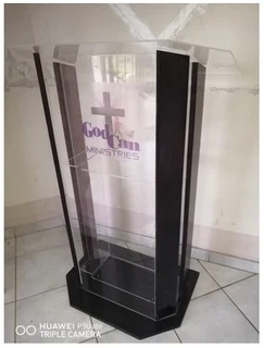 WARM WOODEN DARIAN PULPITS AND PODIUMS