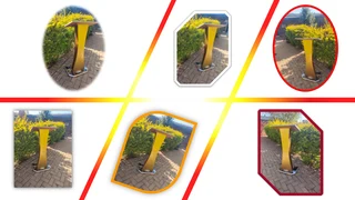 Golden  Hour Glass Shaped Custom Pulpits