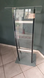 C-shape Podiums With Black Strips