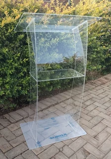 Clear Upside Down C-shaped Pulpits