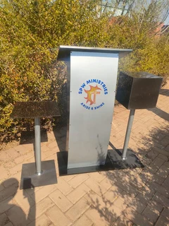 Custom Black &amp; Silver C-shape Pulpit Combo