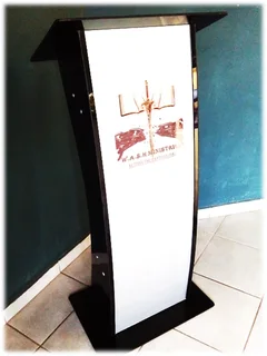 Custom C-shaped Podiums In Various Colors