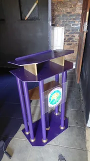 Six Leg Podiums In Various Color Combinations