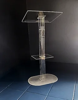 New Clear Acrylic Pillar Podium Entry Level Low Cost
