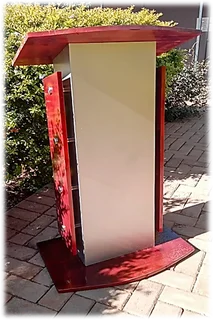 A Beautiful Custom Designed Wooden Podium To Suit Your Needs