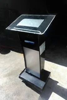 Black And Silver Digital/ Electronic Podium