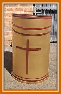 Custom Designed Half Round Podium