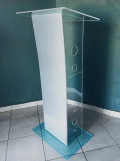 High Quality Industrial Podium With A Full Frosted Front