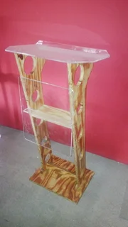 A CUSTOM DESIGNED INDUSTRIAL PODIUM TO MAKE ANY SPEAKER PROUD