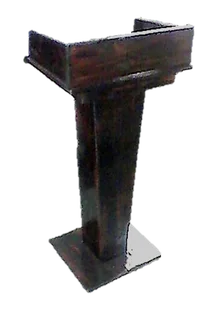 Dark Cone Shaped Wooden Podium Box Top (restaurant Favorite)