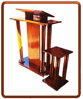 NEW EDITION CUSTOM DESIGNED WOODEN PODIUM