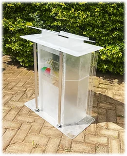 A Custom Designed Podium For Use By People In A Wheelchair