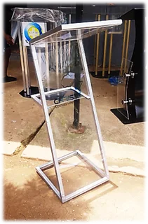 New Z-shaped Steel Podium Design - Strong, Durable, Unique